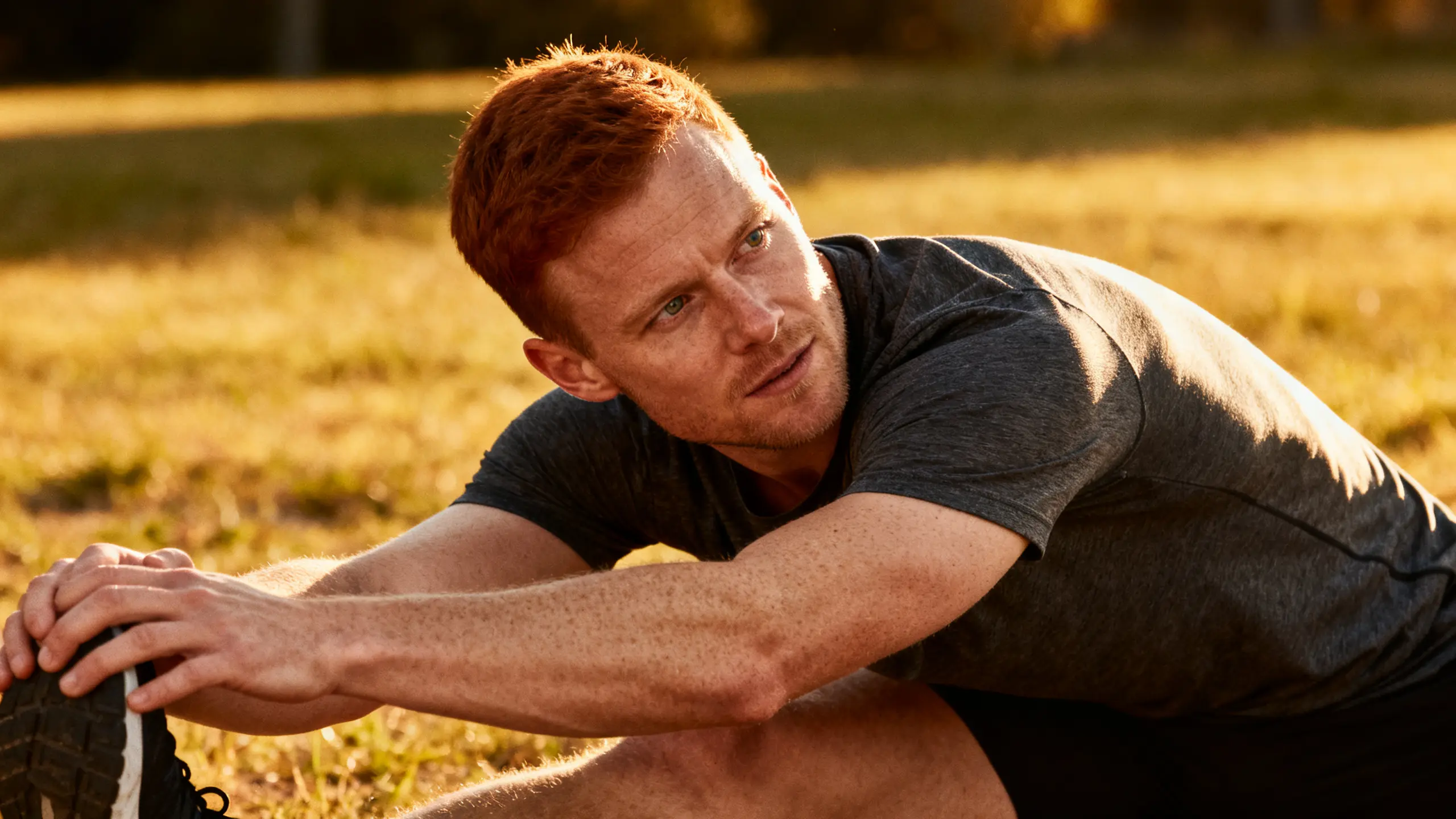 Man resting after IV wellness therapy