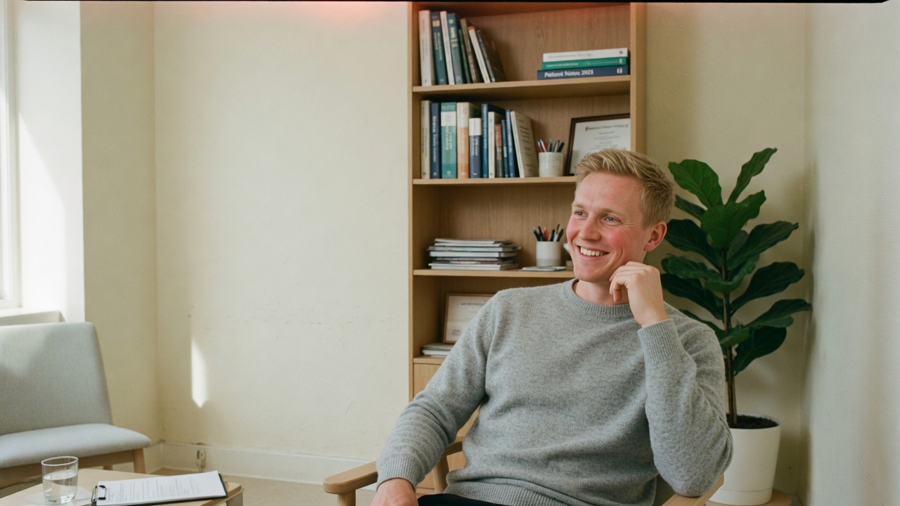 Smiling patient in a LiveWell consultation room
